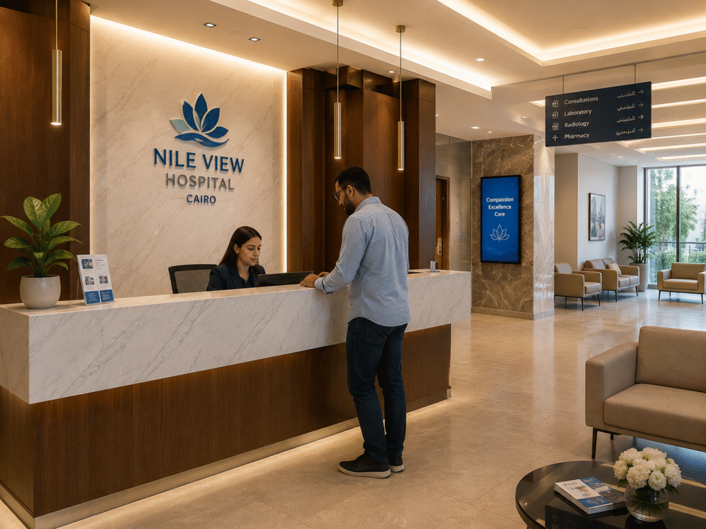 Private hospital in Egypt serving international patients